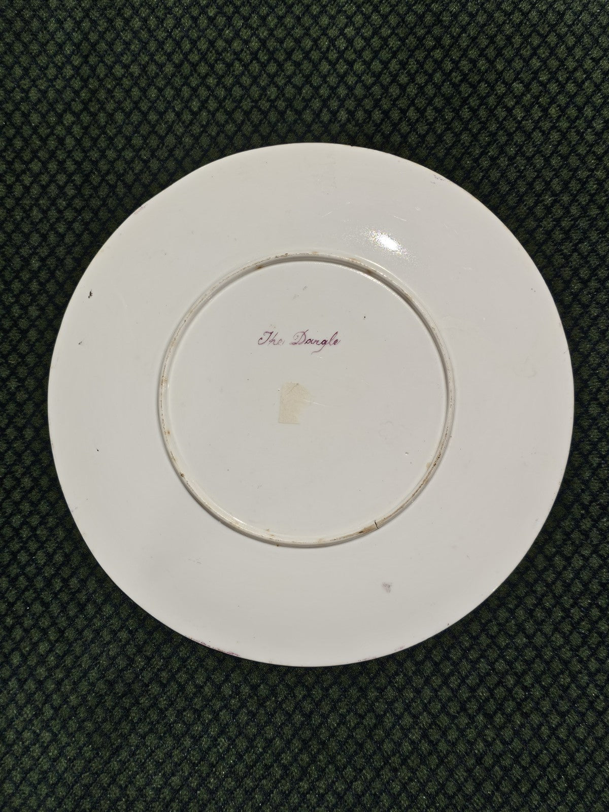 An Antique 19thC Copeland Plate Hand Painted (The Dangle)