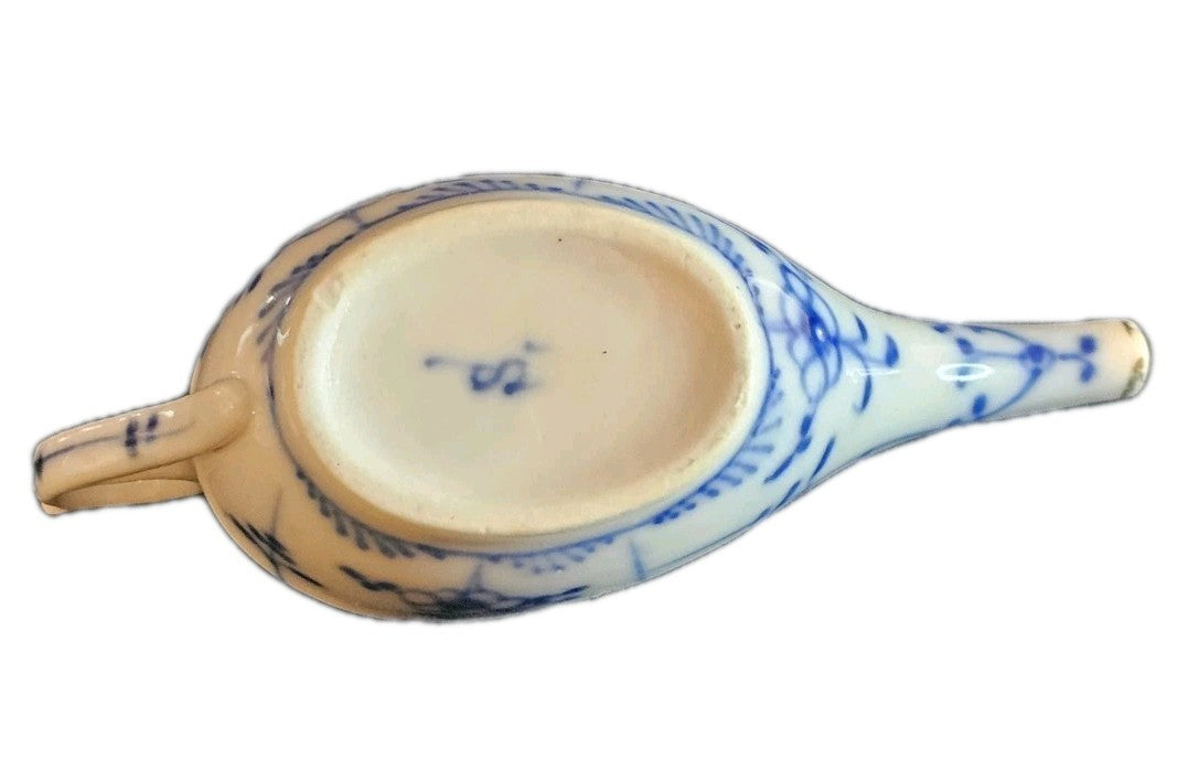 An Antique Japanese Porcelain Blue & White Baby or Invalid Feeder, Hand painted