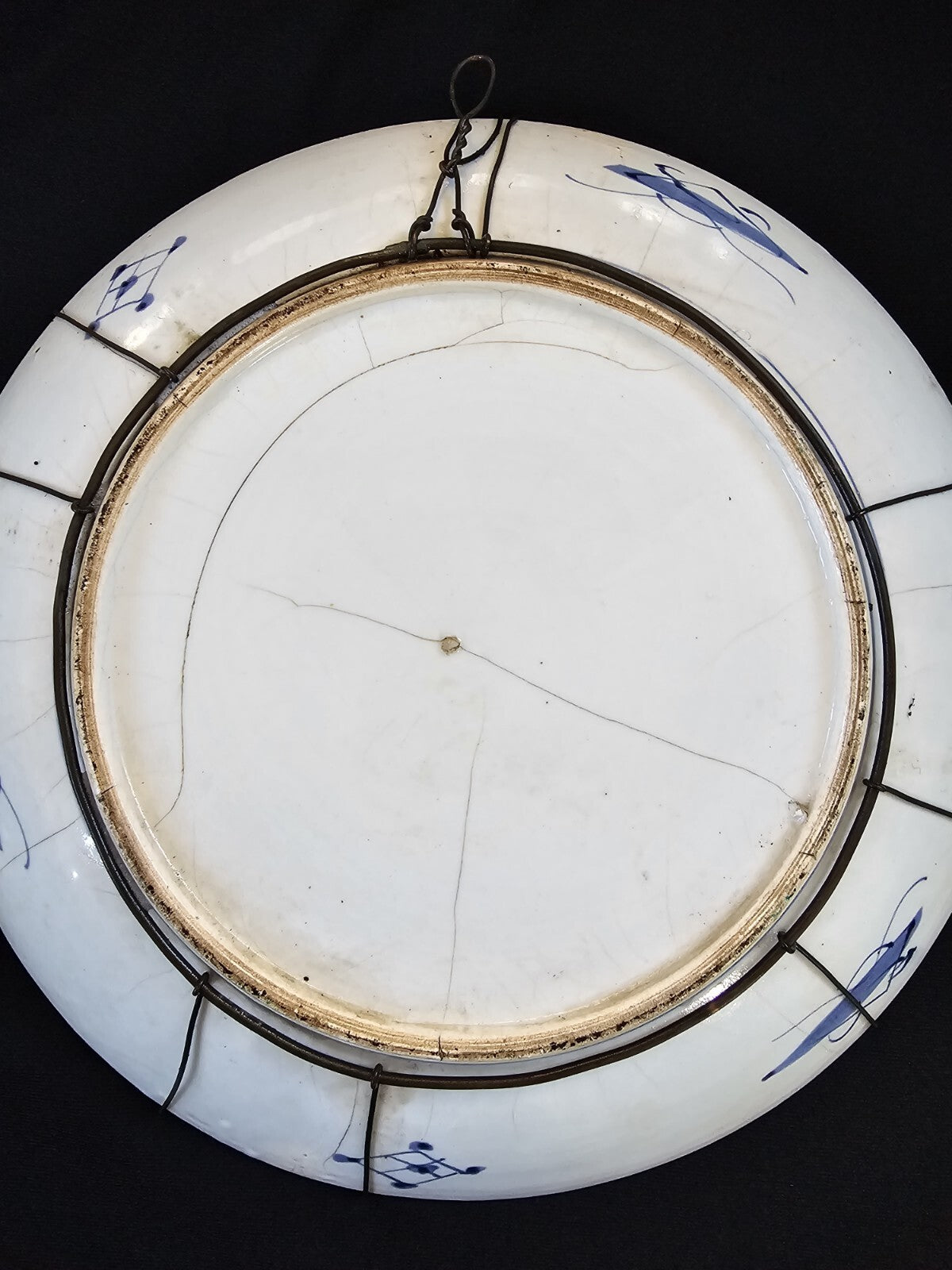 A 19thc Japanese Imari Charger, Hand Painted with a Landscape, Flowers & Animals