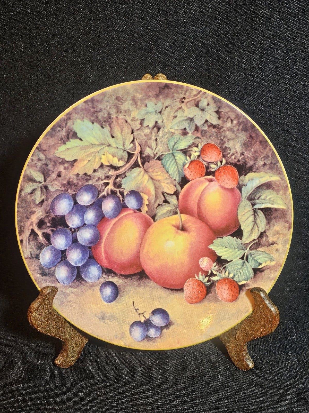 A Royal Worcester Fine Bone China Fruit Pattern Plate
