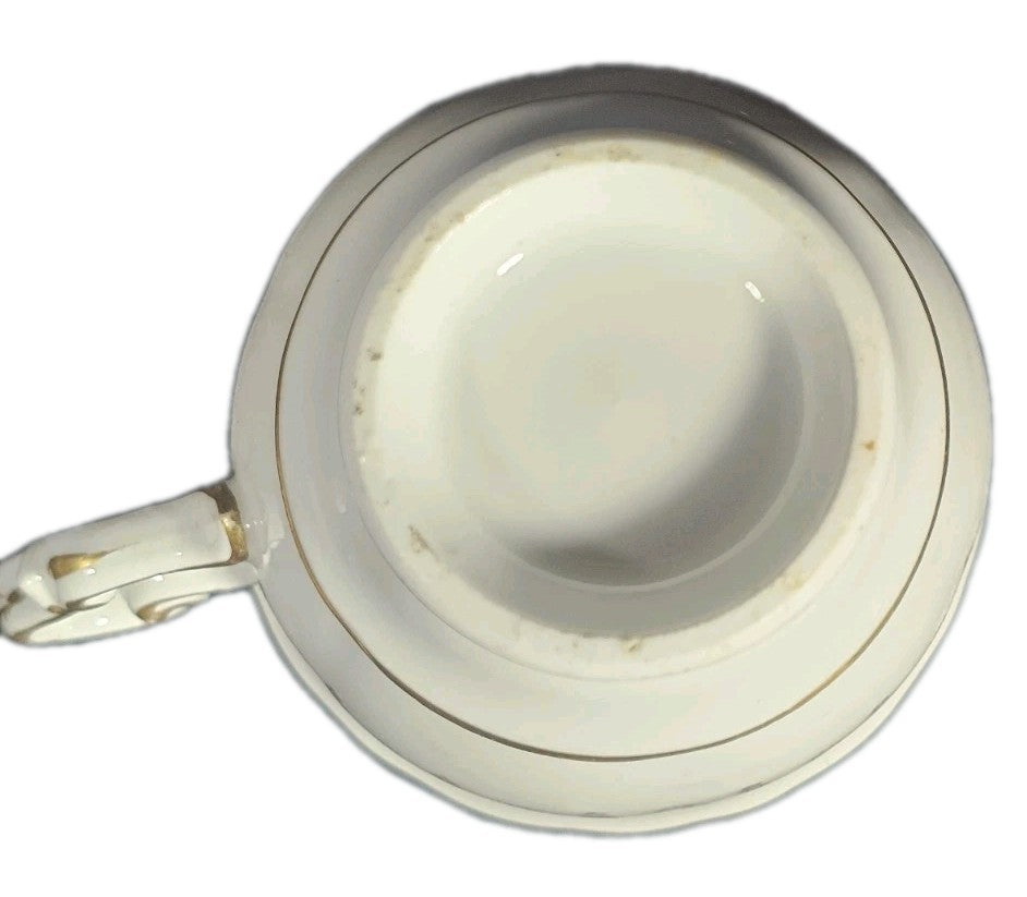 An Antique 19thC Finely Painted English Bone China Cabinet Cup