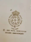 Vintage Royal Worcester Dinnerware Set Anniversary Pattern C1962 19-Piece