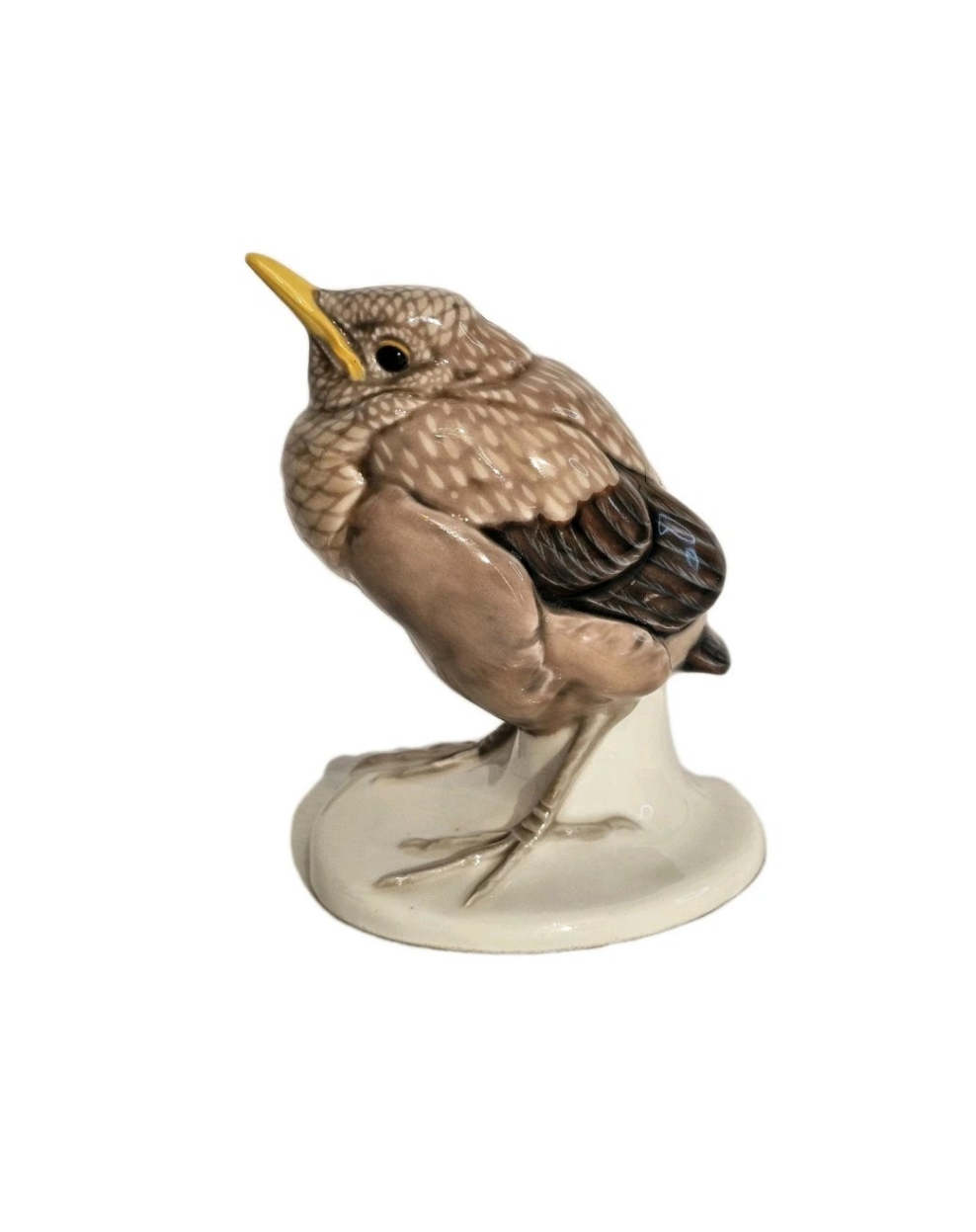 A Meissen Porcelain Figure of a Black Bird Designed by Max Bochmann