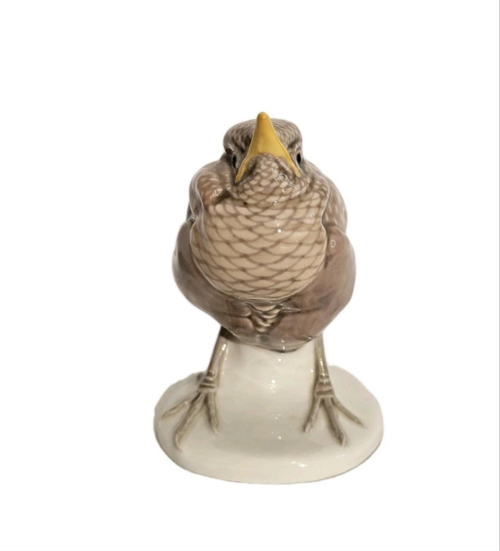 A Meissen Porcelain Figure of a Black Bird Designed by Max Bochmann