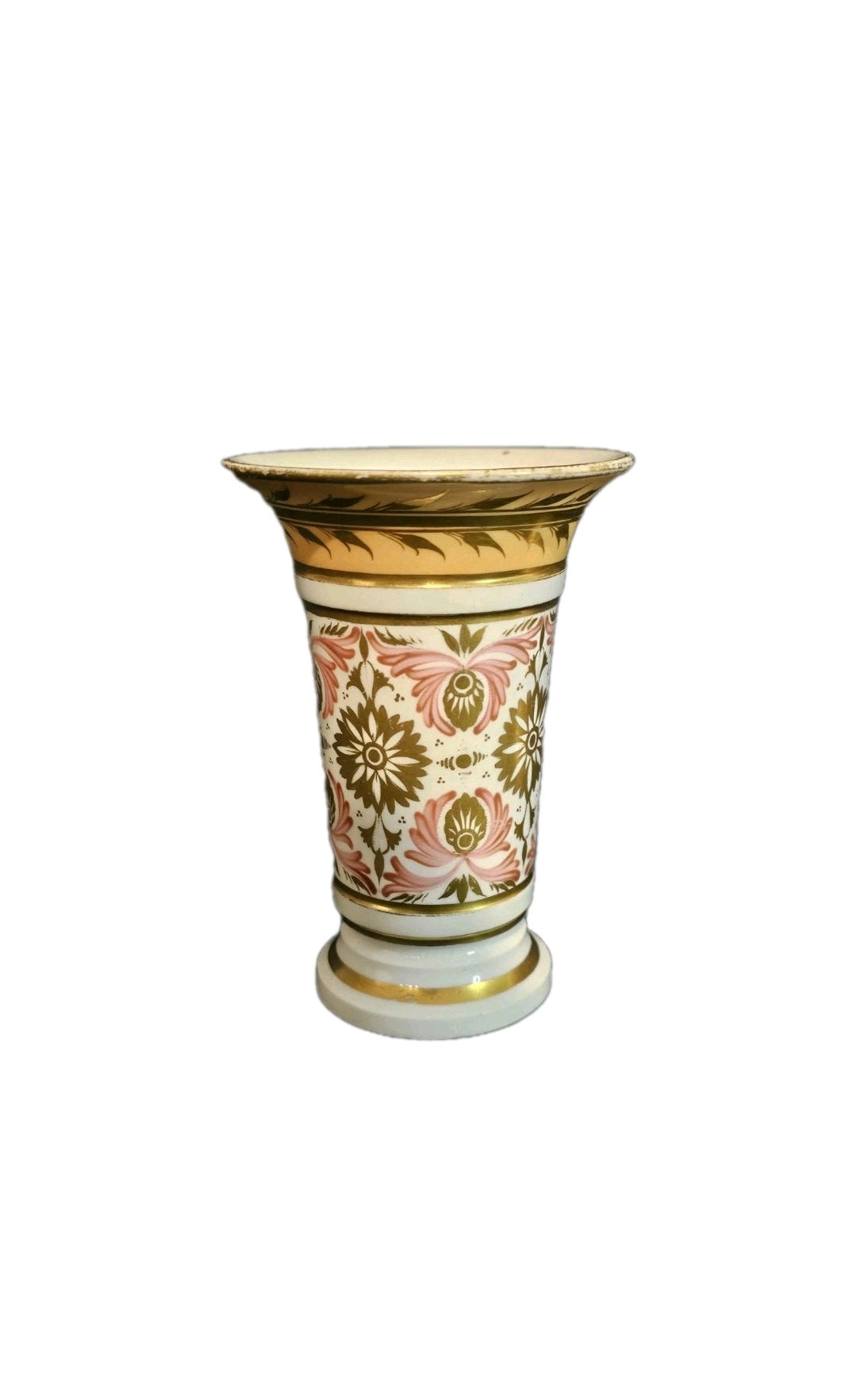 An Antique Bloor Derby Spill Vase Hand Painted C1820 Hand Painted