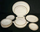 Vintage Royal Worcester Dinnerware Set Anniversary Pattern C1962 19-Piece