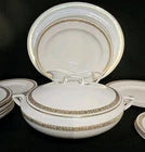 Vintage Royal Worcester Dinnerware Set Anniversary Pattern C1962 19-Piece