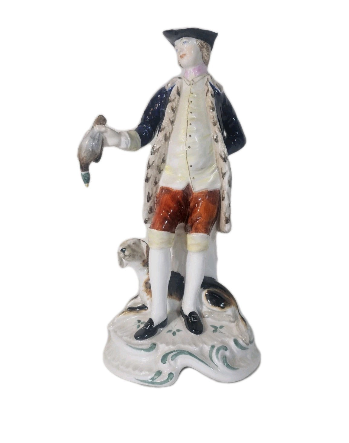 An Antique Spode Figure of a Sportsman, Modelled after Chelsea (1830) Figure