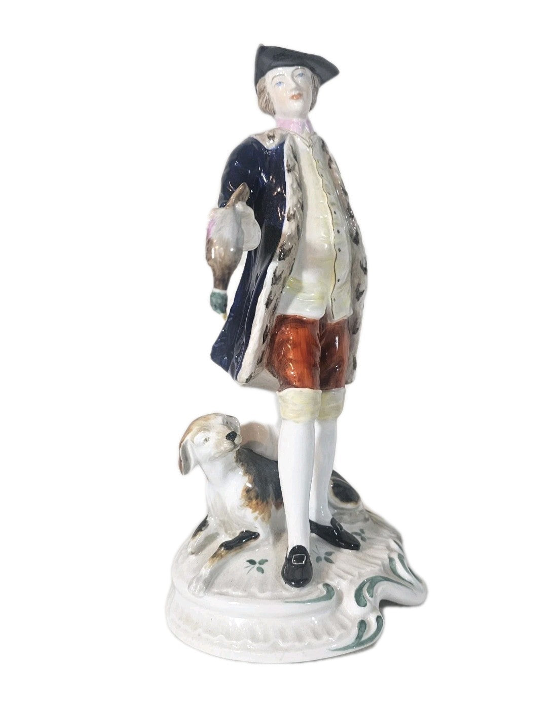 An Antique Spode Figure of a Sportsman, Modelled after Chelsea (1830) Figure