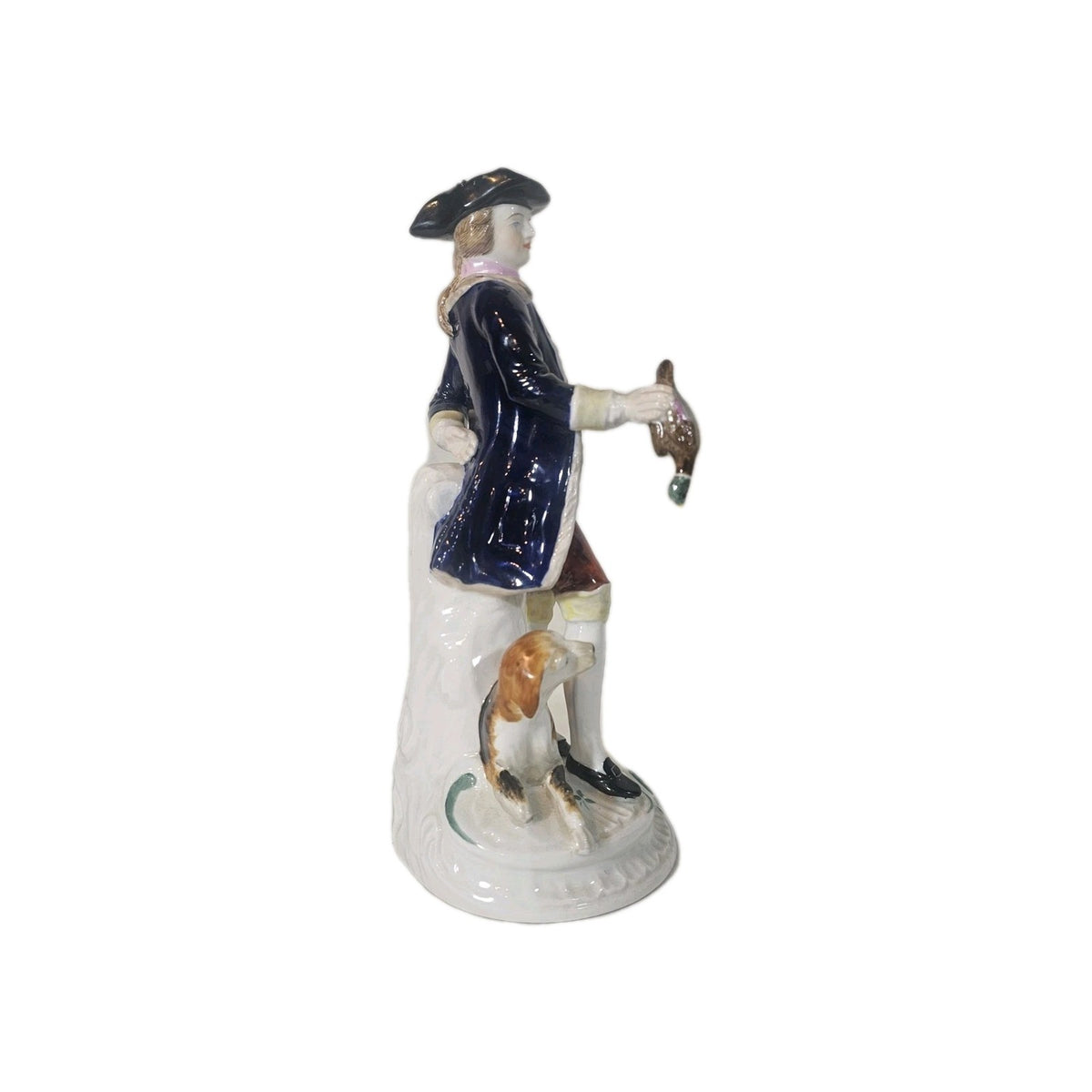 An Antique Spode Figure of a Sportsman, Modelled after Chelsea (1830) Figure