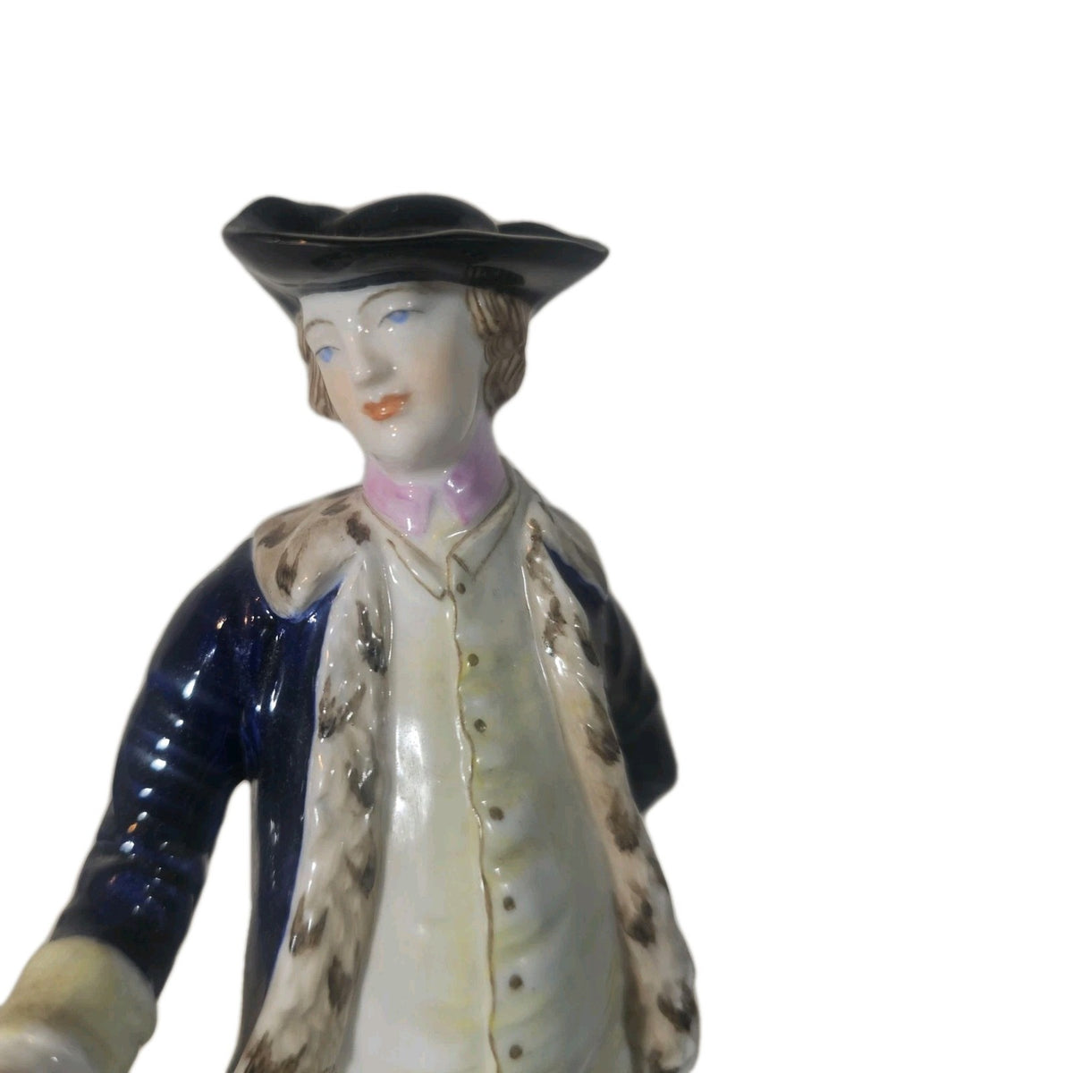 An Antique Spode Figure of a Sportsman, Modelled after Chelsea (1830) Figure
