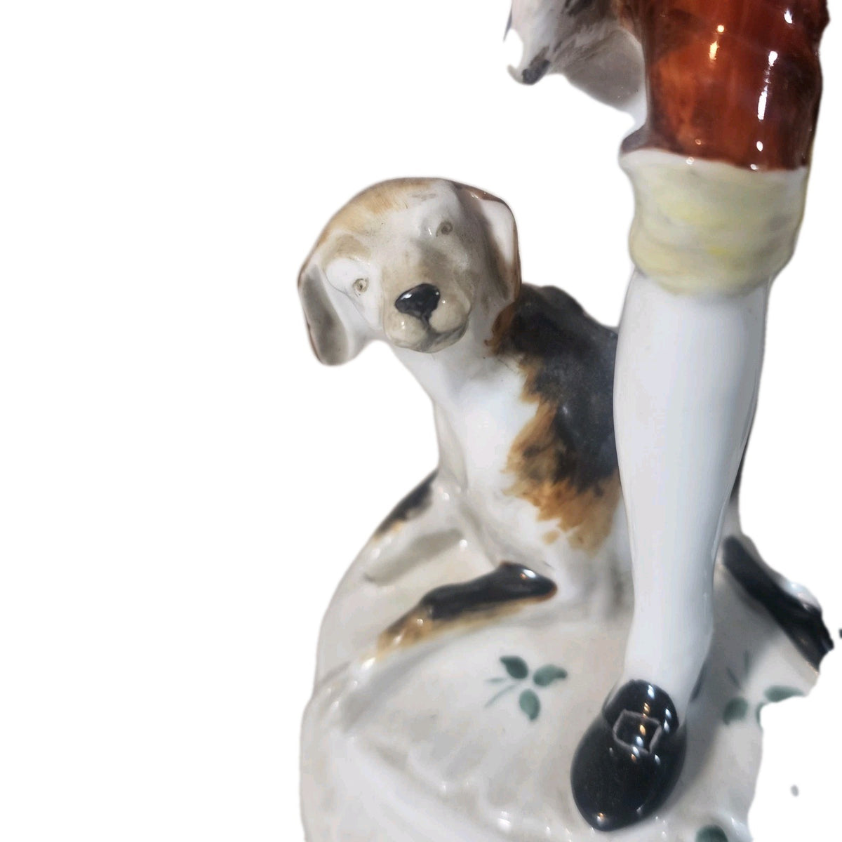 An Antique Spode Figure of a Sportsman, Modelled after Chelsea (1830) Figure