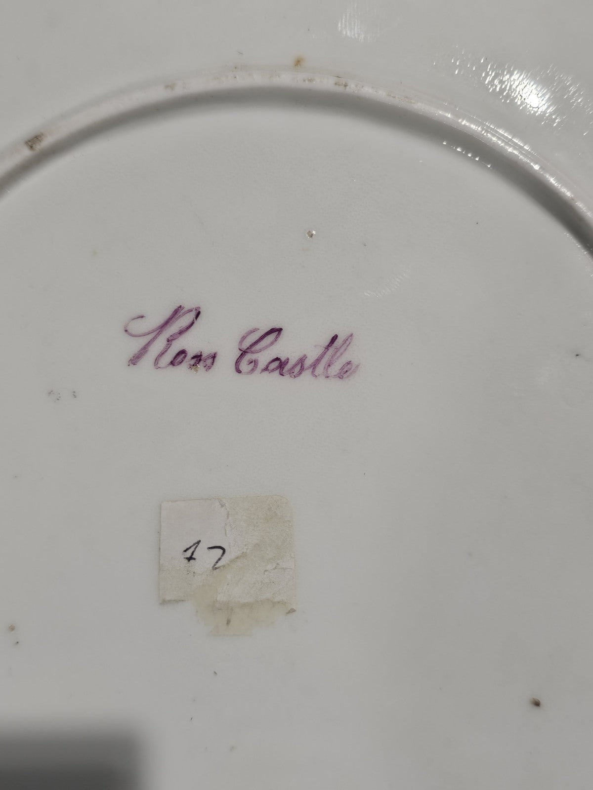 An Antique 19thC Copeland Plate Hand Painted (Ross Castle)
