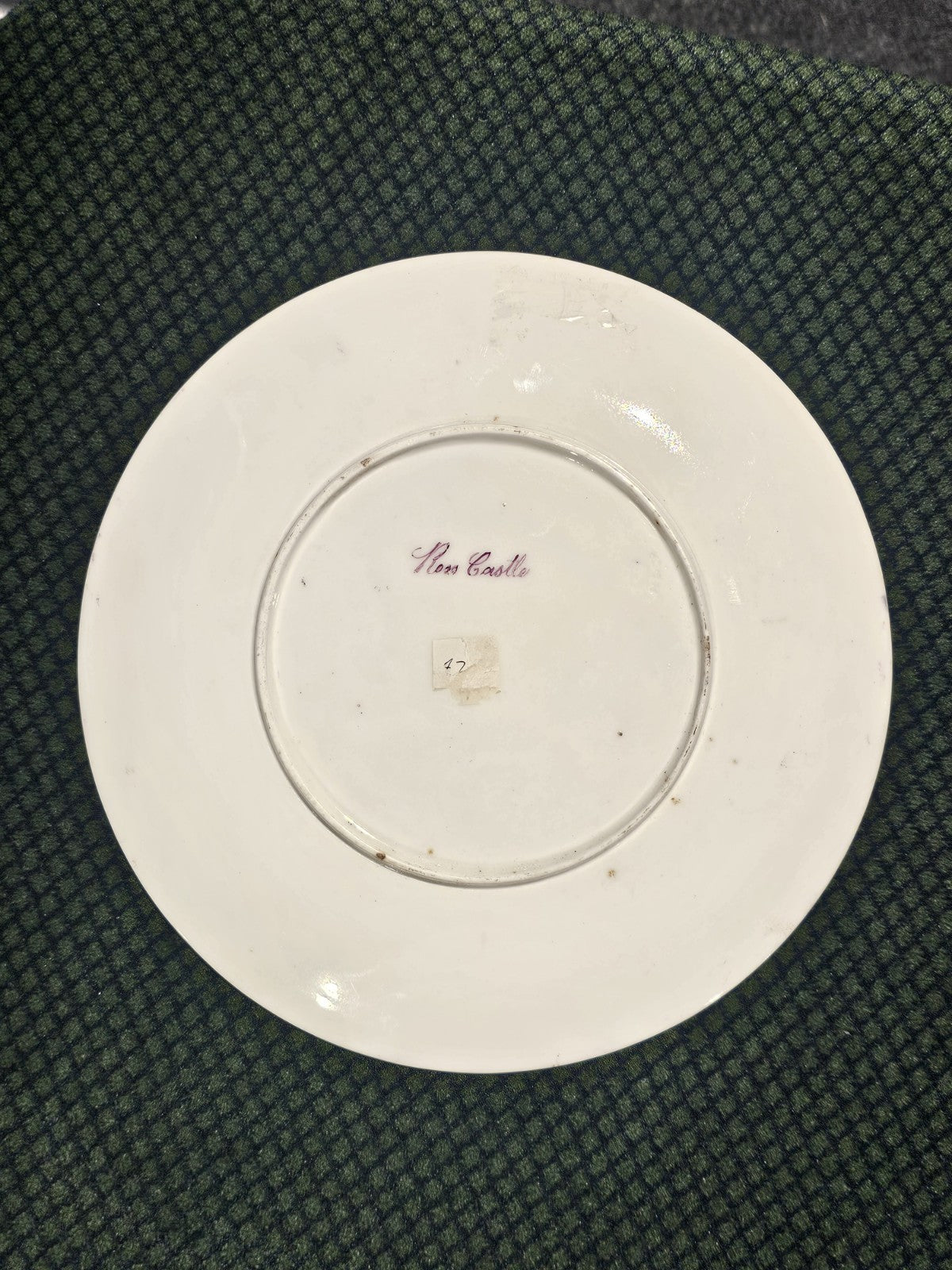 An Antique 19thC Copeland Plate Hand Painted (Ross Castle)