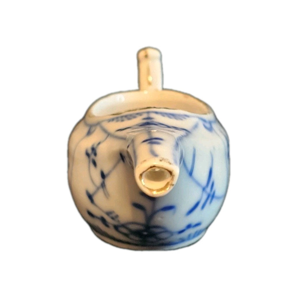An Antique Japanese Porcelain Blue & White Baby or Invalid Feeder, Hand painted