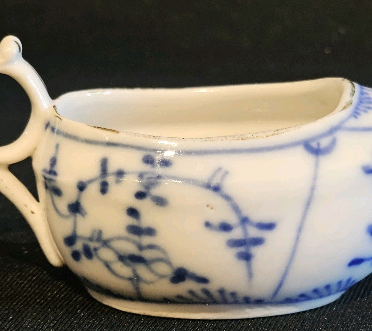 An Antique Japanese Porcelain Blue & White Baby or Invalid Feeder, Hand painted