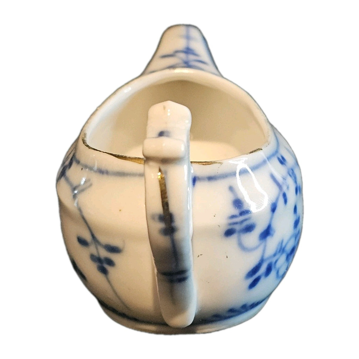 An Antique Japanese Porcelain Blue & White Baby or Invalid Feeder, Hand painted