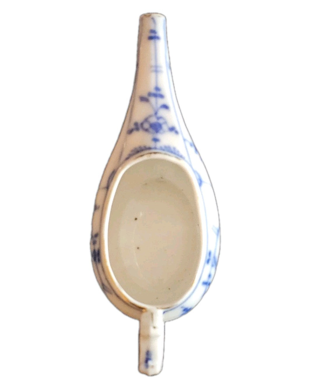 An Antique Japanese Porcelain Blue & White Baby or Invalid Feeder, Hand painted