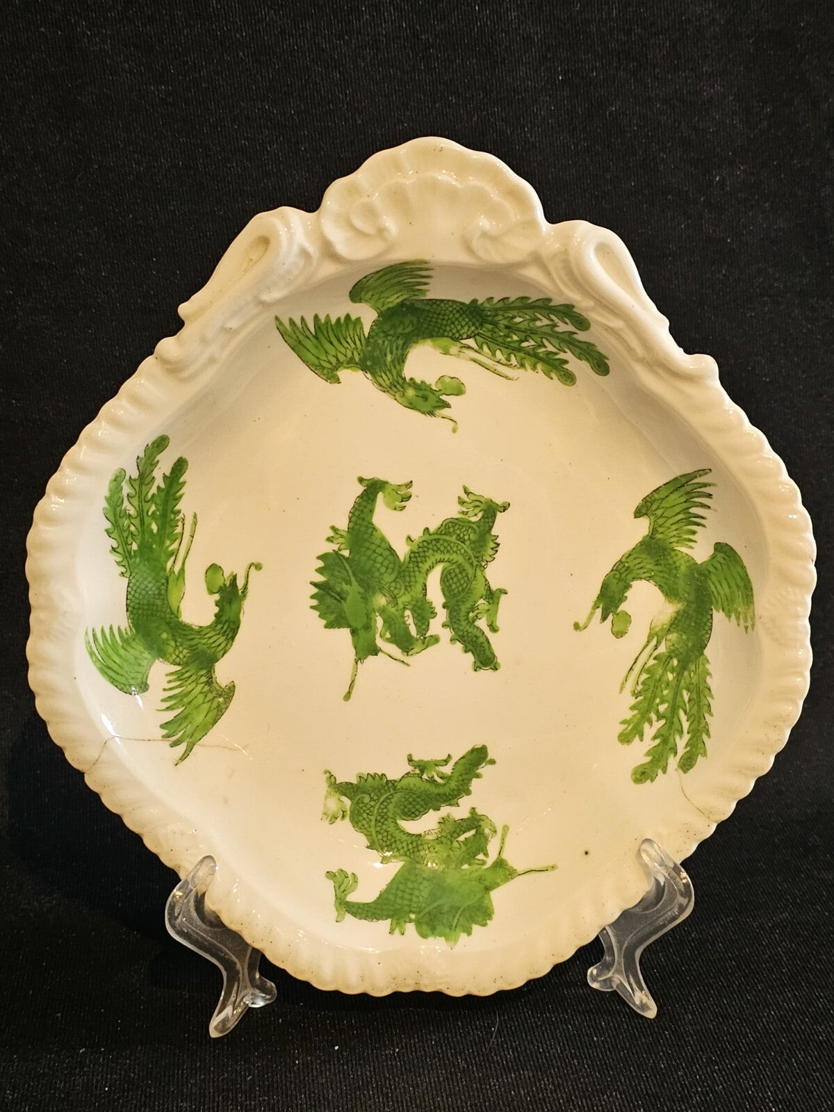 A Charles Bourne Dessert Dish, c.1817-1830 Pattern Number 862 A/F