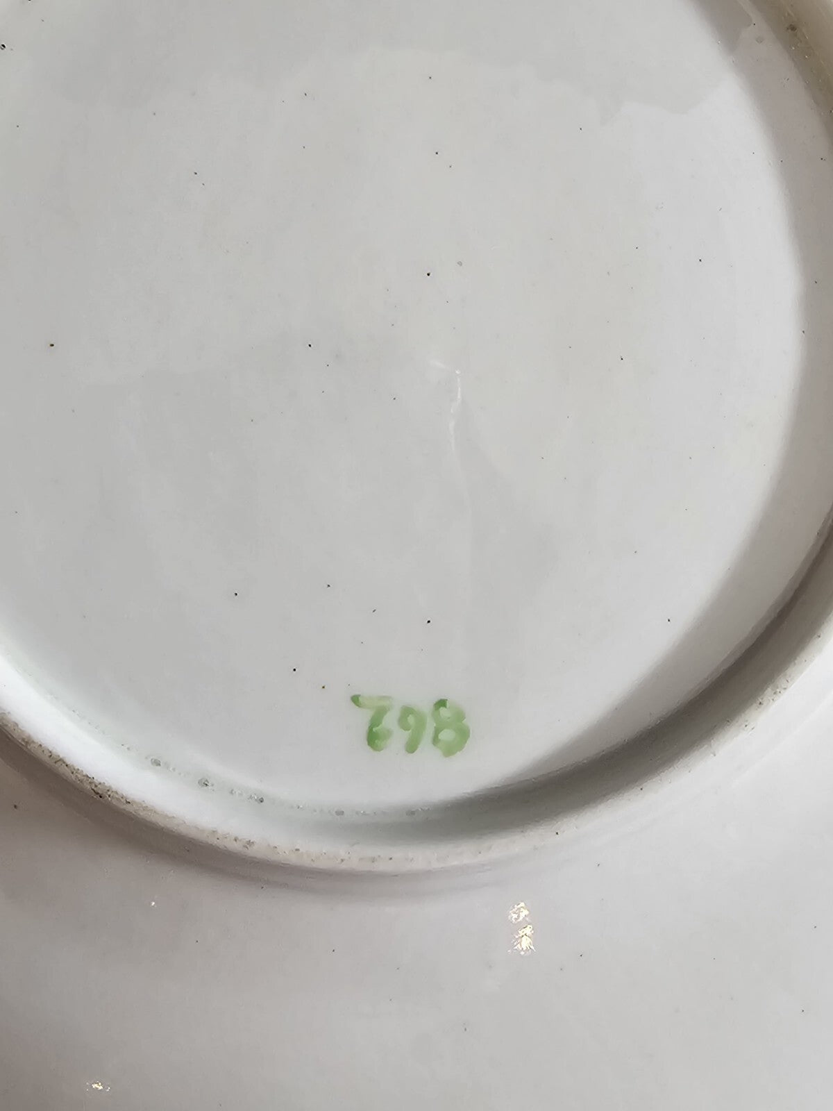A Charles Bourne Dessert Plate, c.1817-1830 Pattern Number 862