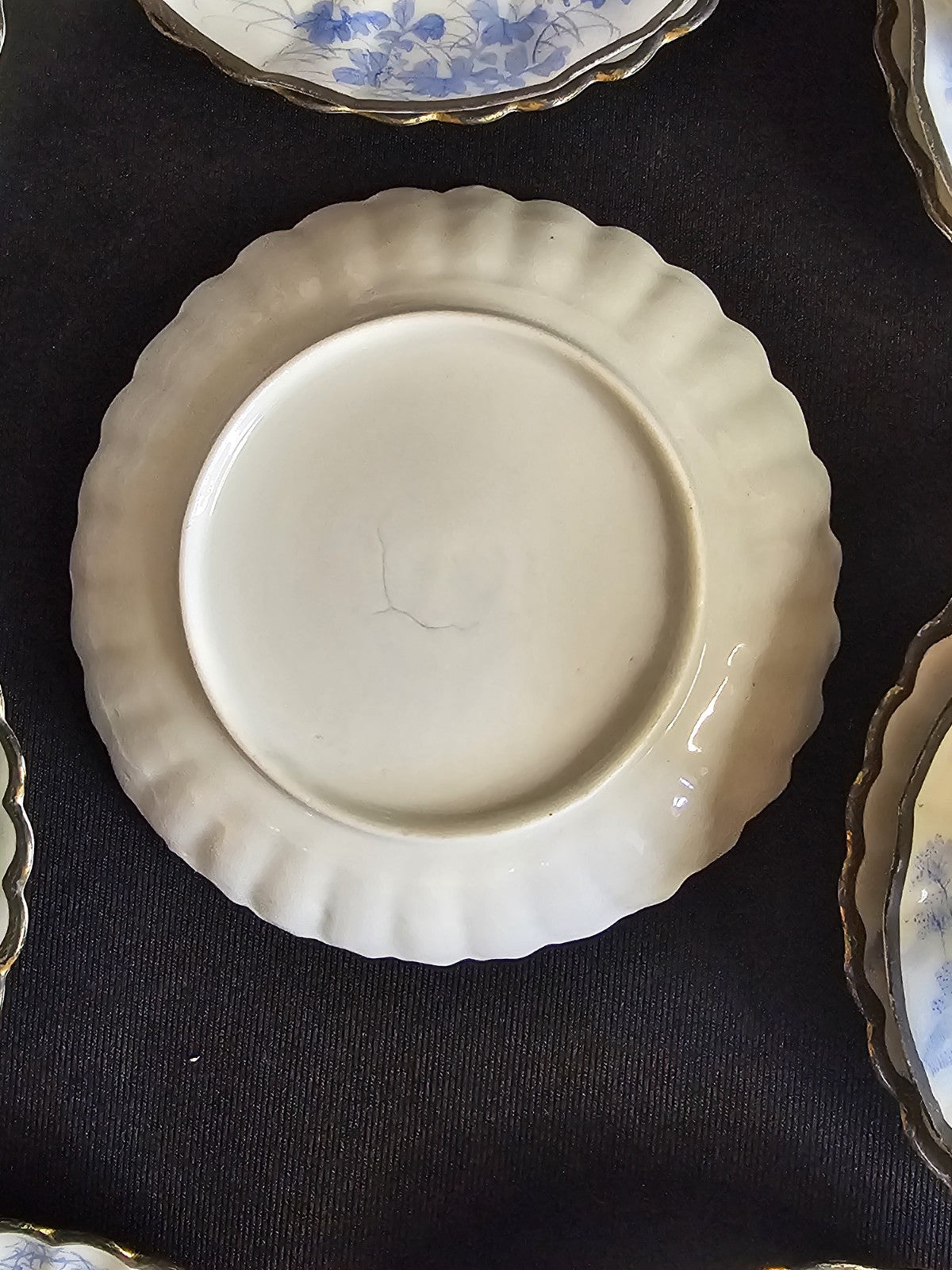 An Antique Japanese Eggshell Porcelain Tea Service Hand Painted