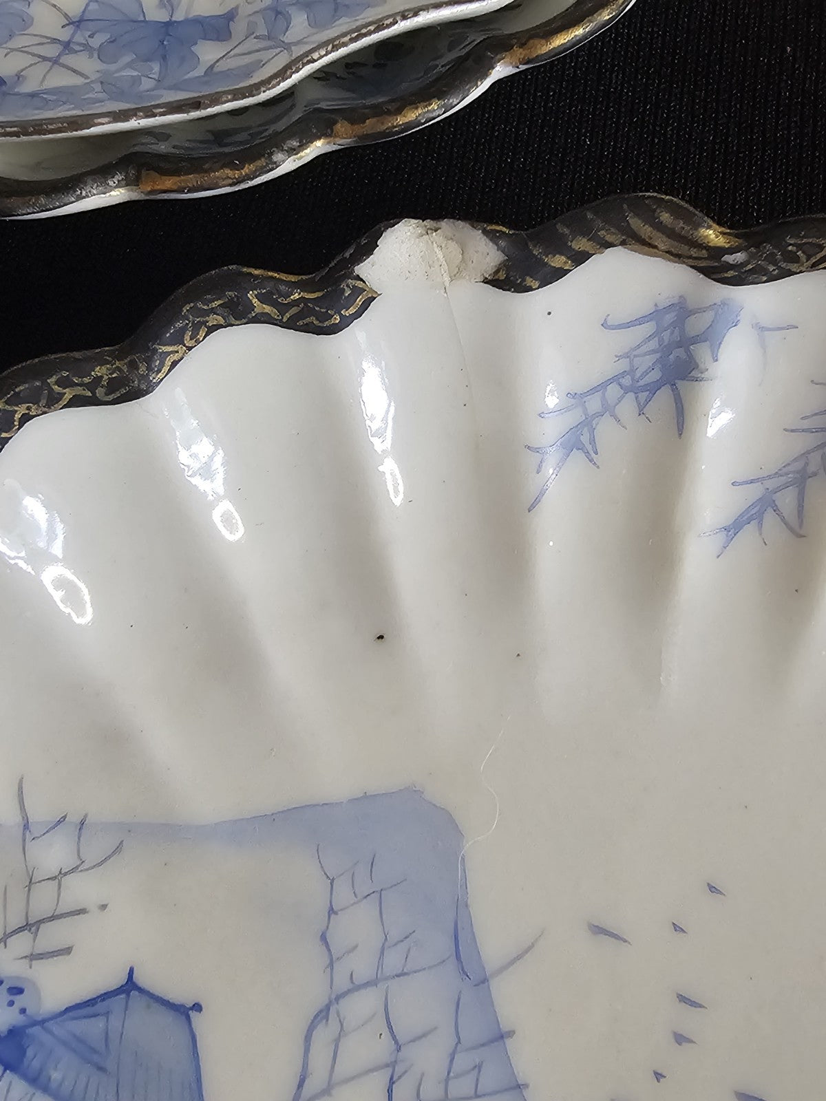 An Antique Japanese Eggshell Porcelain Tea Service Hand Painted