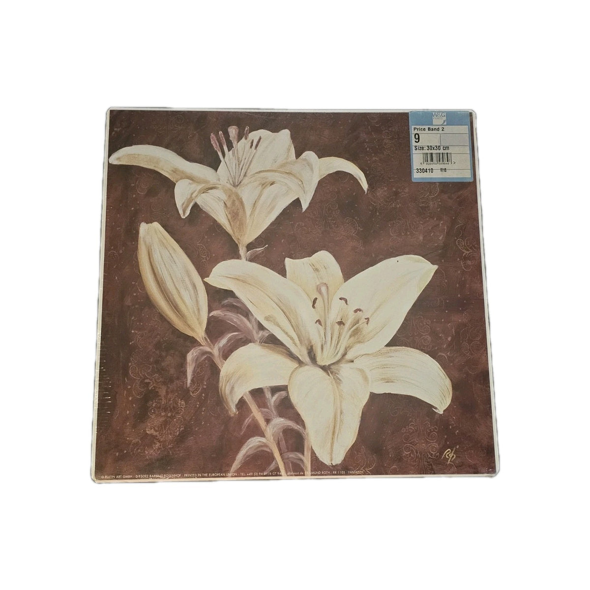 A Vintage Print of Lilies by Raimund Roth New in Packaging