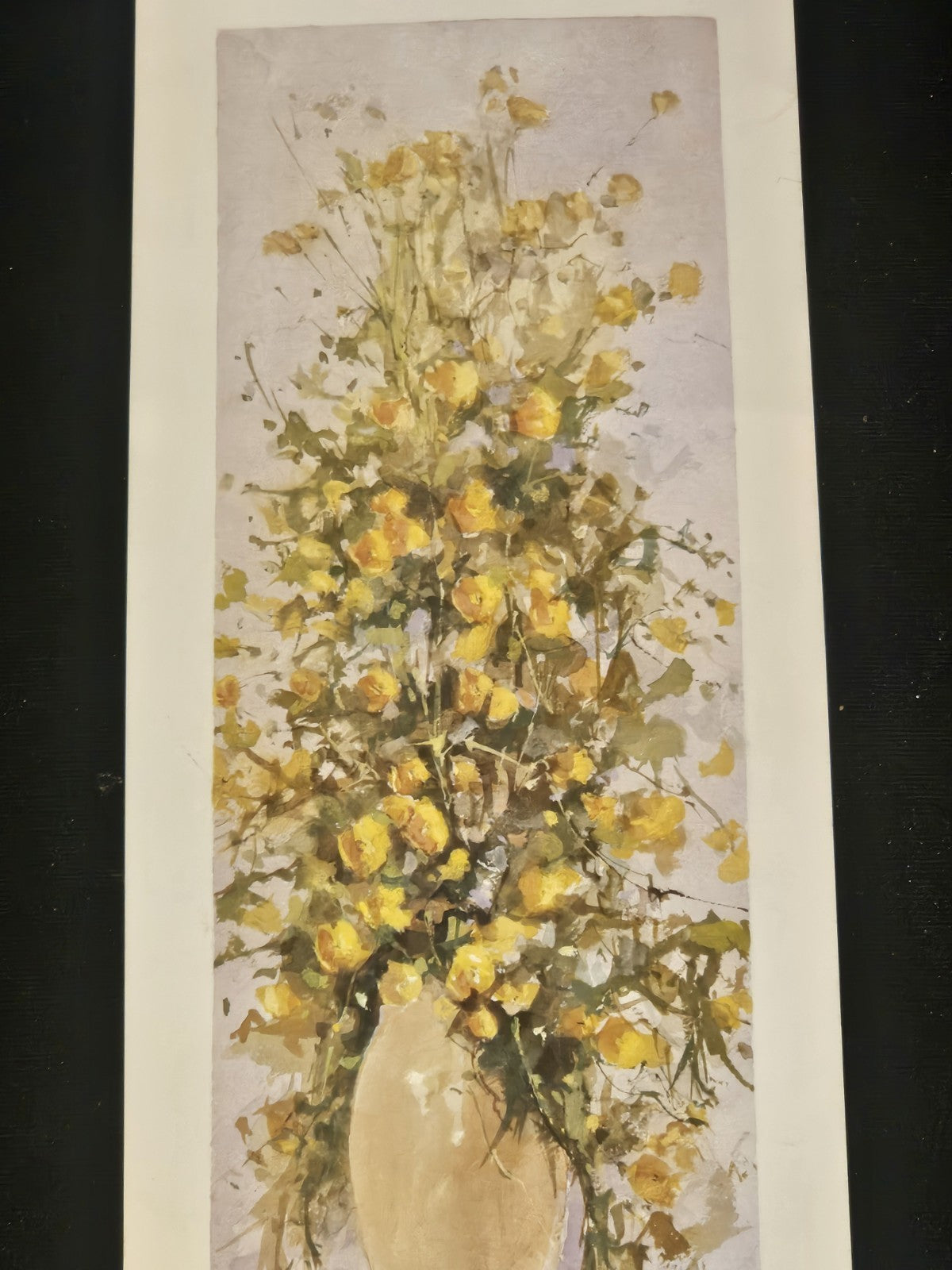 A Limited Edition Print of a Still life  Signed by Derek Brown - Buttercups