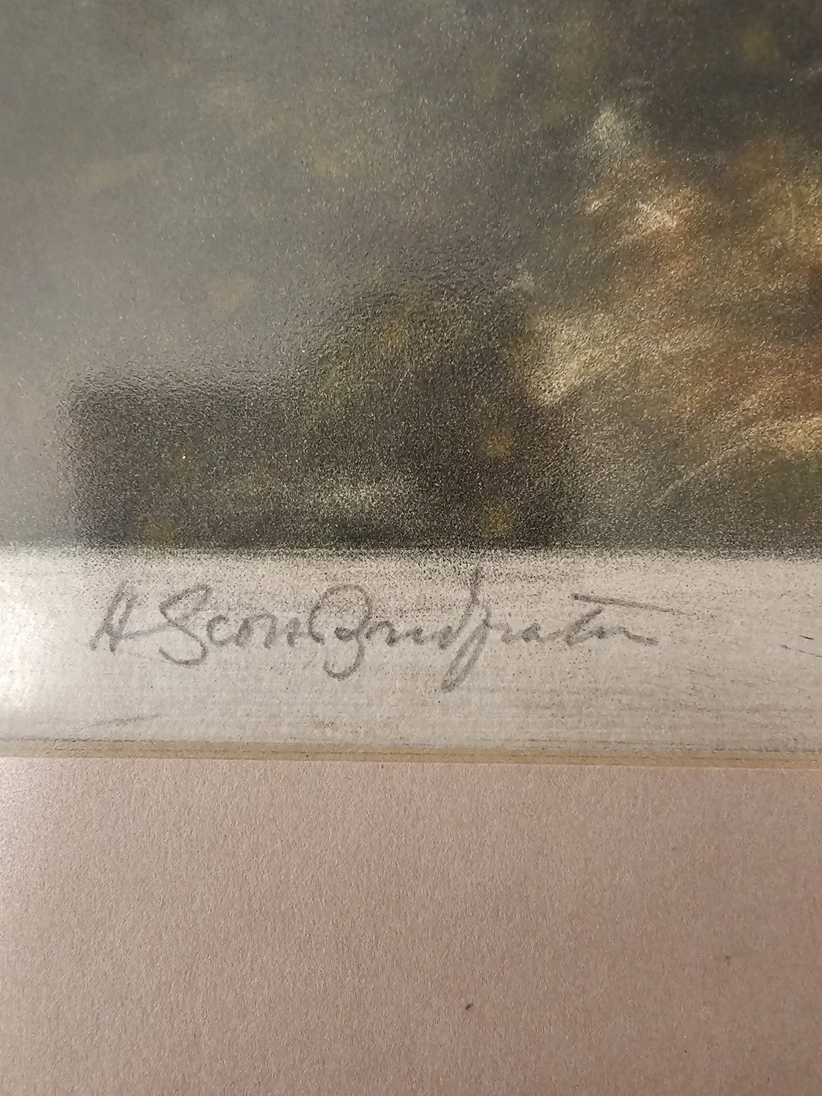 Henry Scott Bridgwater (1864-1950) after J-B-C Corot Les Bucheronnes, Mezzotint
