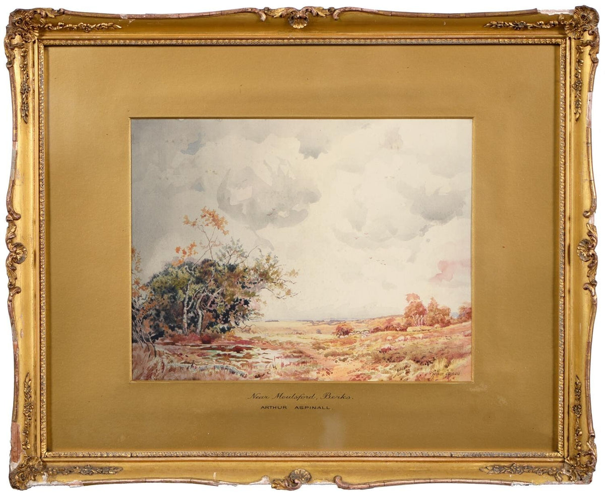 Arthur Aspinall (fl. Early 20th Century) - Berkshire, Signed, Water Colour