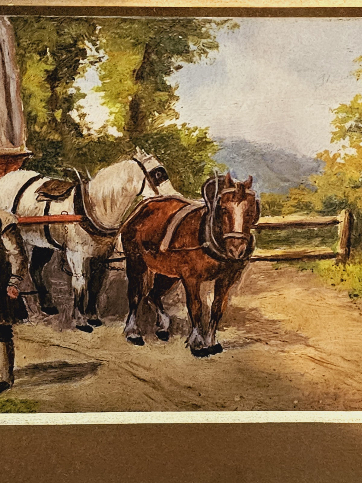 English School Painting, Early 20th Century - Rustic Scenes, Oil on board,