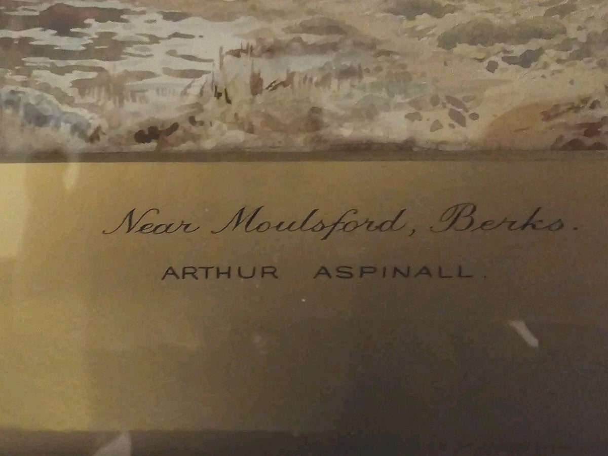 Arthur Aspinall (fl. Early 20th Century) - Berkshire, Signed, Water Colour