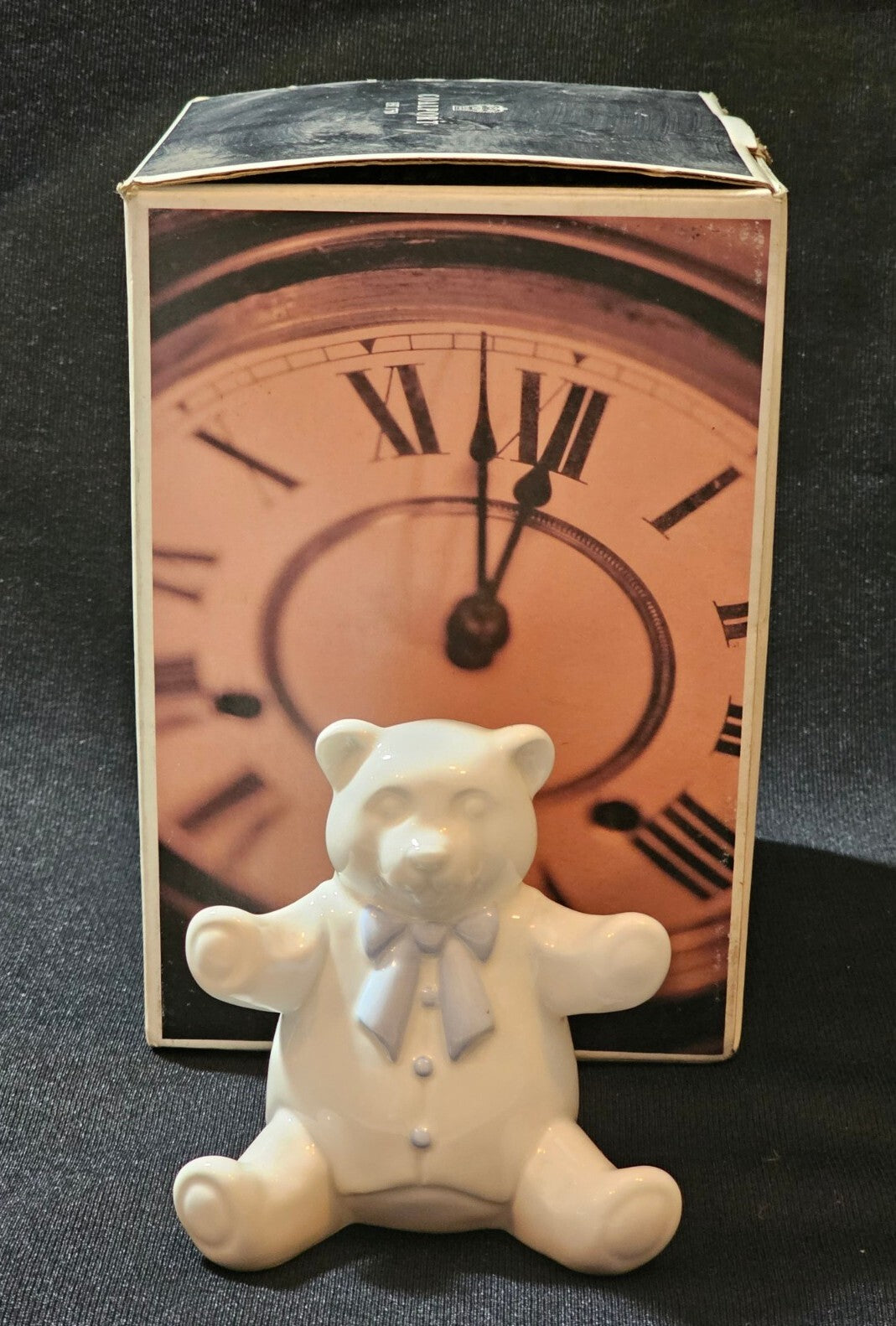 A Bone China Coalport Moments Baby Boy Teddy bear Figurine,