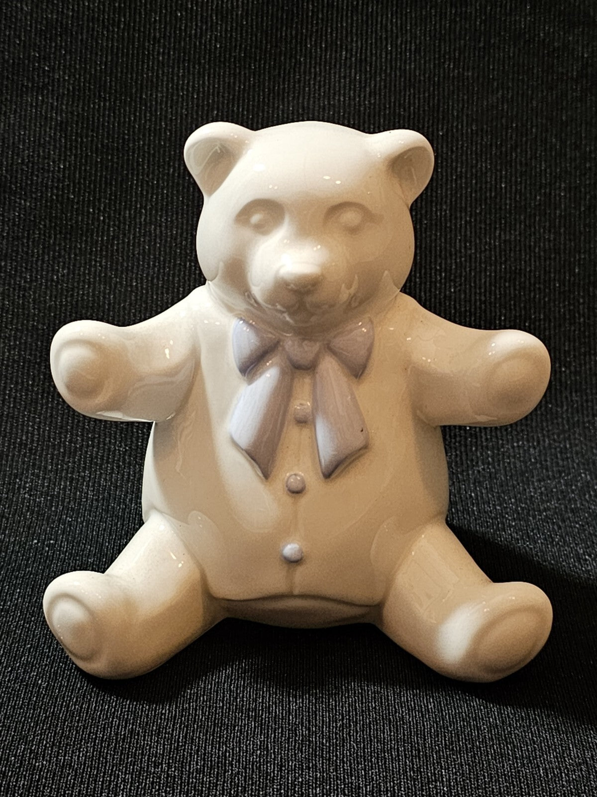 A Bone China Coalport Moments Baby Boy Teddy bear Figurine,