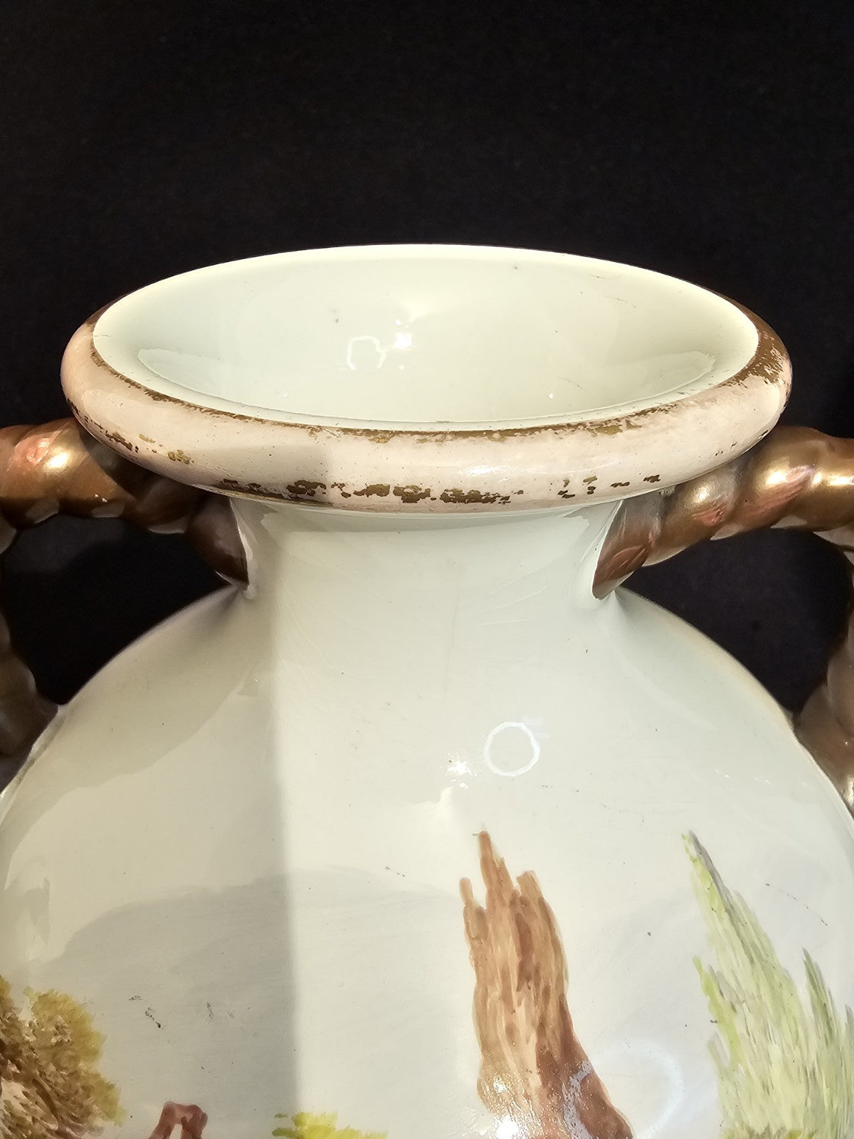 A Pair of Staffordshire Pearlware Vases of Portland Vase shape, C1820,