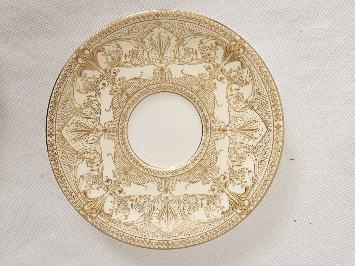 Royal Worcester Harewood Pattern Salad Plate & Saucer