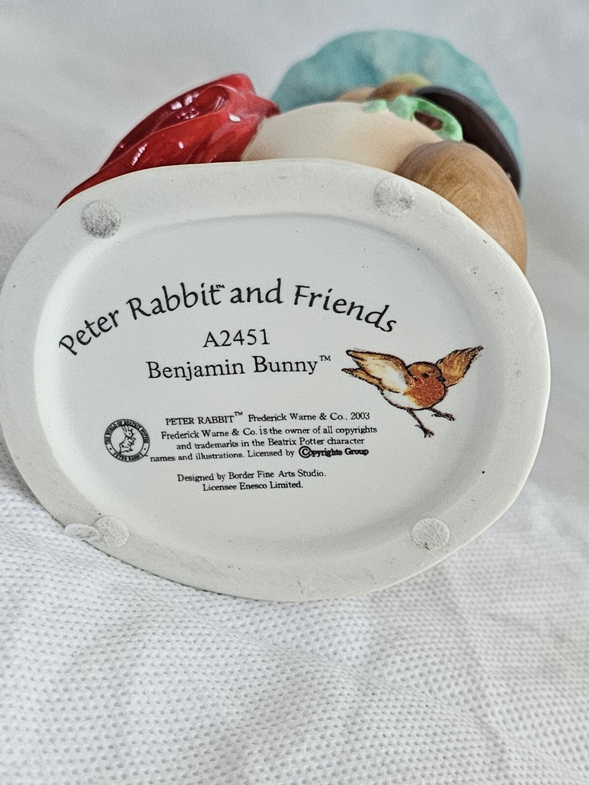 Peter Rabbit and Friends Benjamin Bunny Figurine A2451 by Frederick Warne & Co