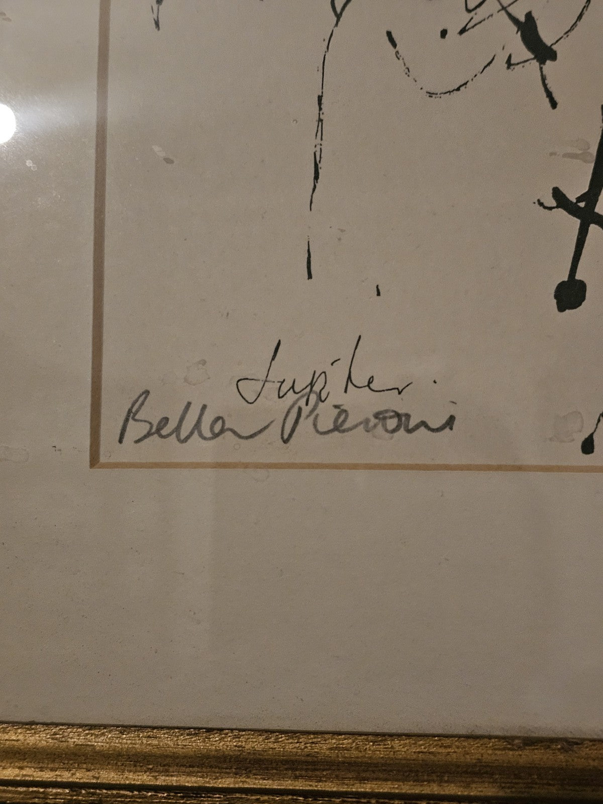 A Bella Pieroni Signed Limited Edition Print  Depicting Figures, Framed