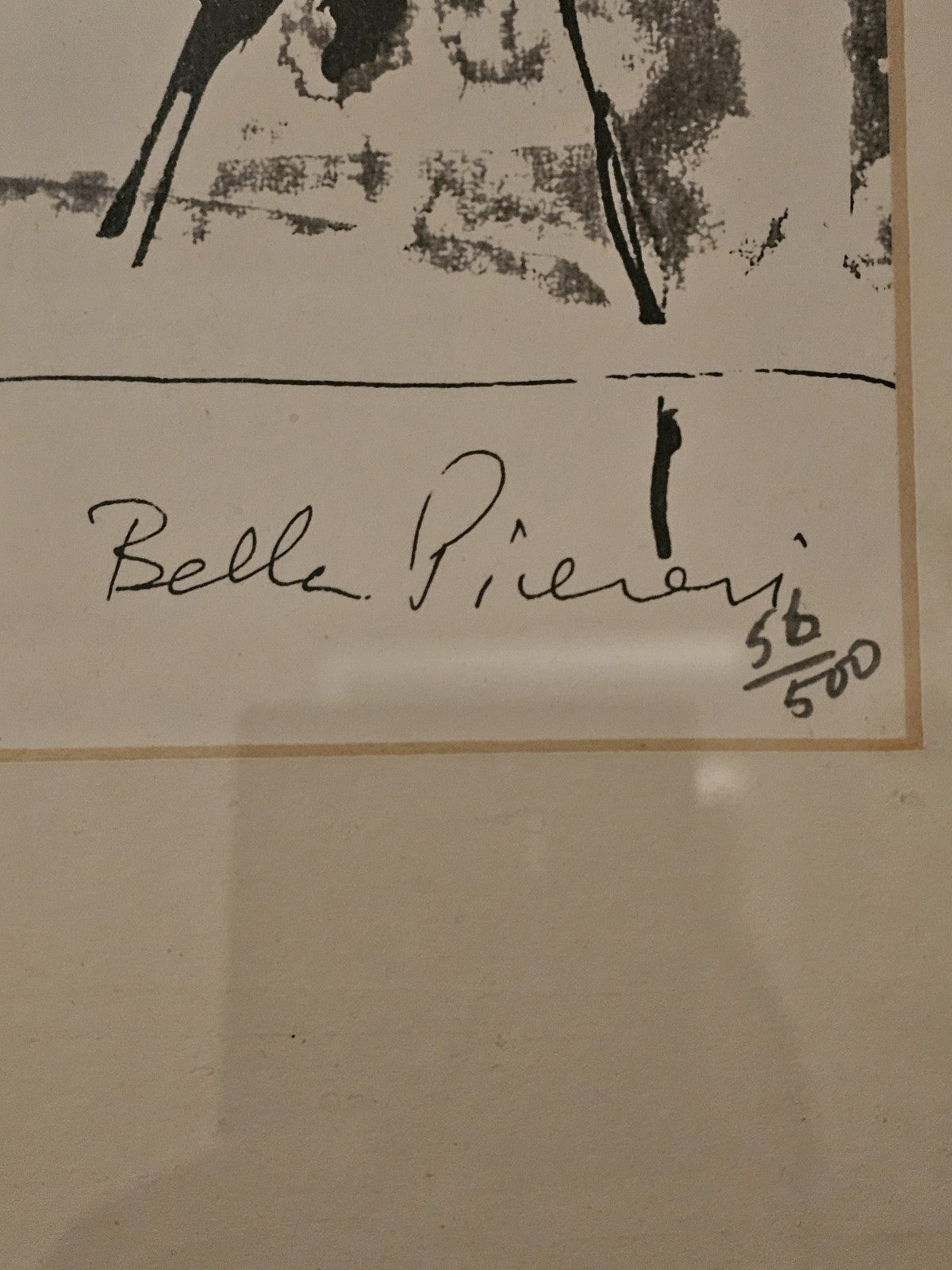 A Bella Pieroni Signed Limited Edition Print - Musicians, Framed
