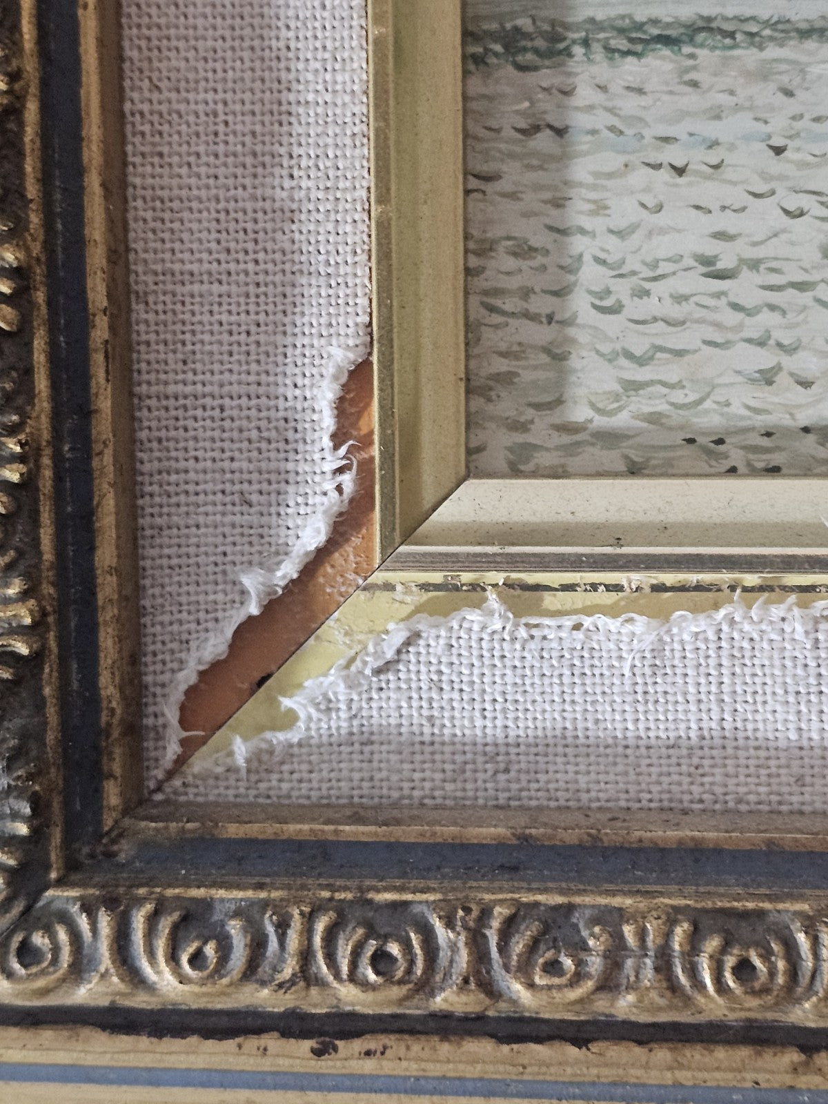 An Early 20thC Signed Oil on Board of a Seaside Landscape, Framed
