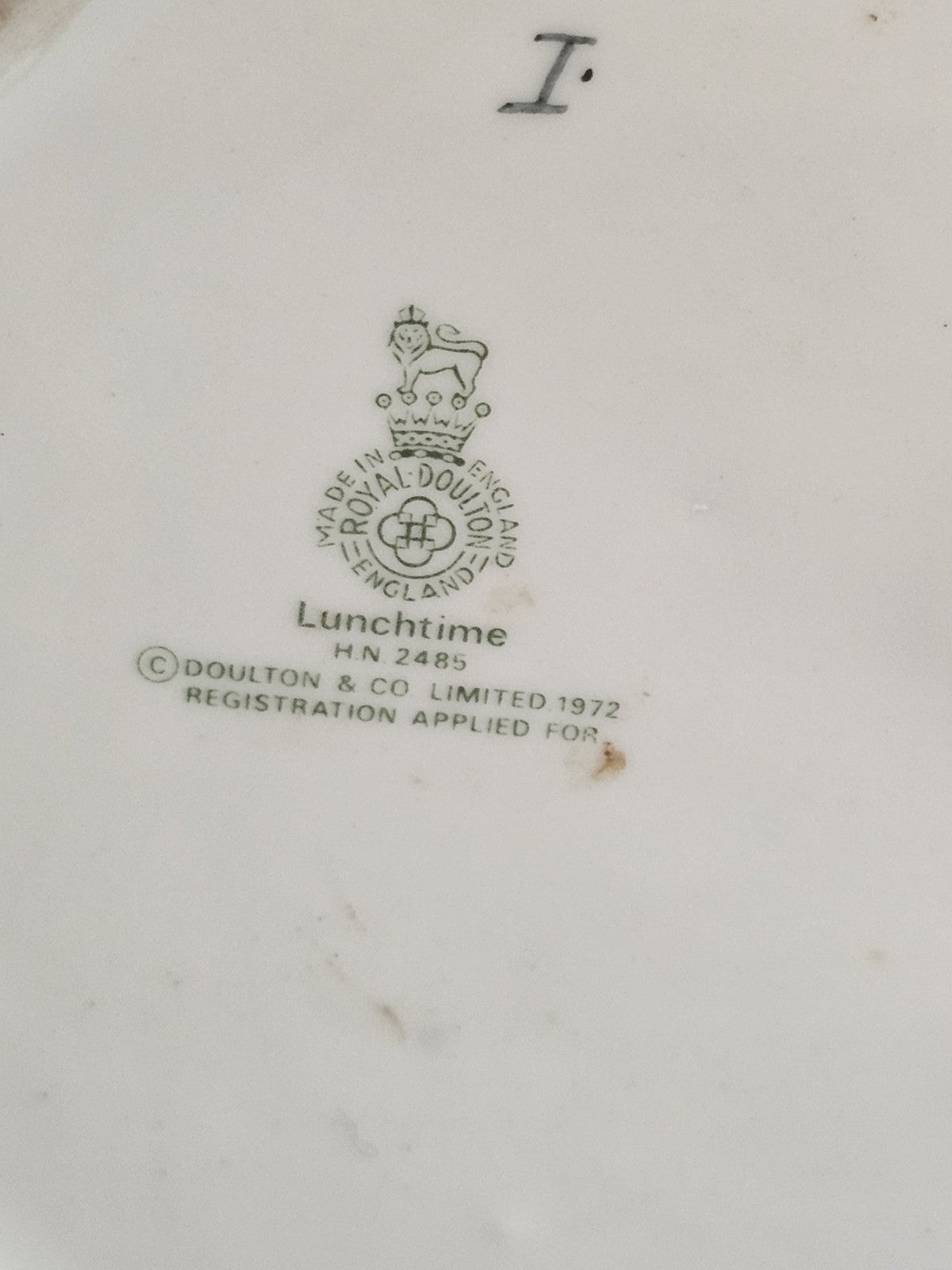 A Vintage Royal Doulton figure of Lunchtime, c1972, HN 2485