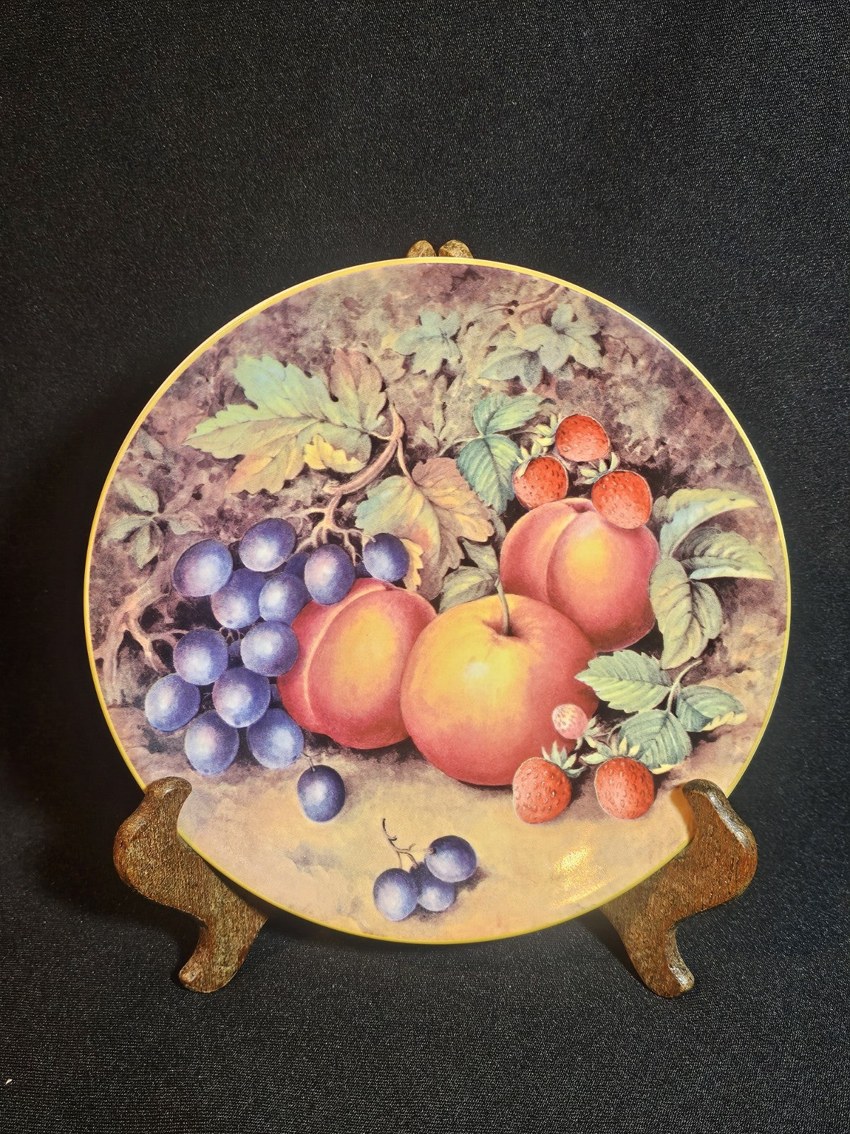 A Royal Worcester Fine Bone China Fruit Pattern Plate