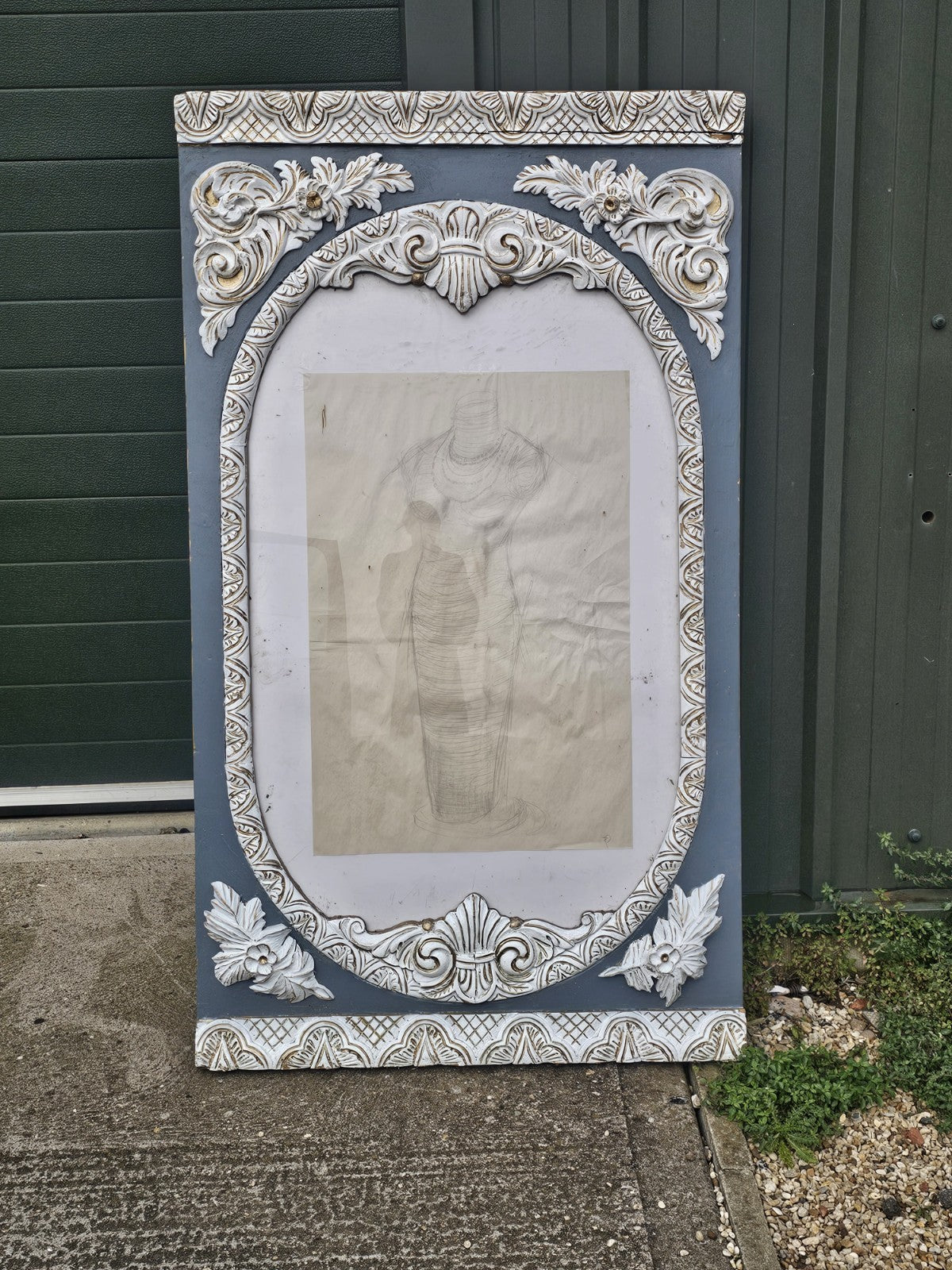 A 19thC Original Hand Carved Wooden Fairground Or Circus Sign