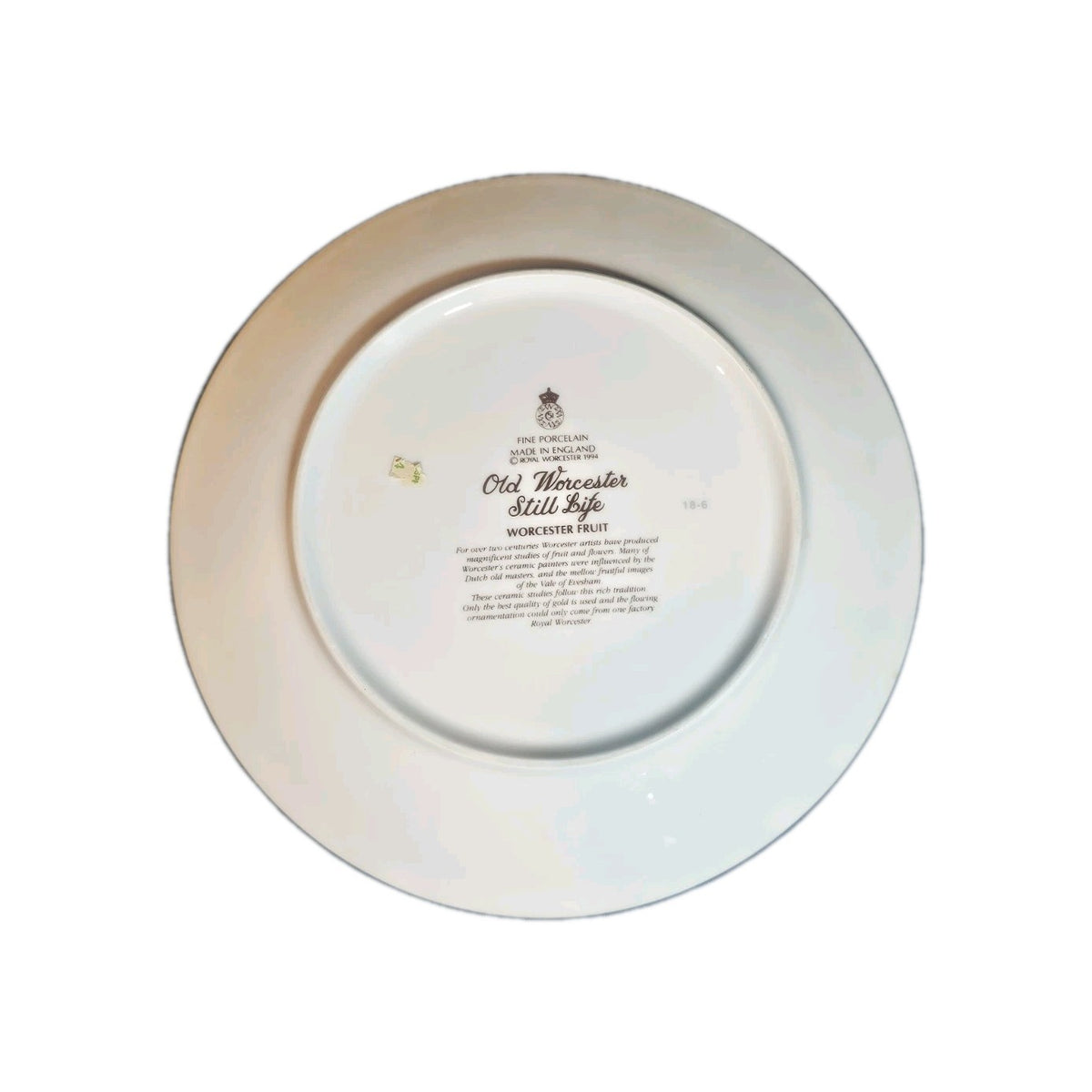 A Royal Worcester Fine Bone China Fruit Pattern Plate