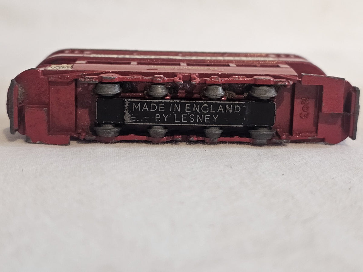 Lesney Matchbox Tram London Transport No.3 News Of The World No3 Trolley No.3