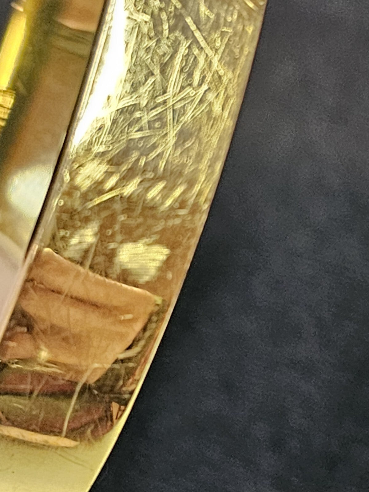 A Forever Fendi Bracelet in Gold and White Enamel Size M