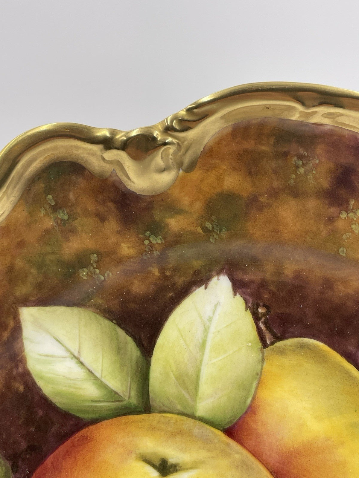 A Coalport Cabinet plate, C1970-80, Painted & Signed by Malcolm Harnett