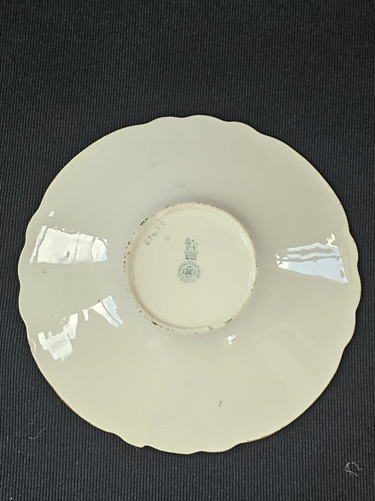 A Royal Doulton Hand Painted Saucer of a Japanese Landscape