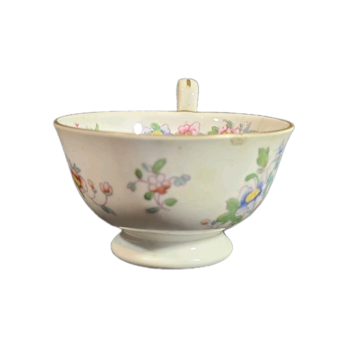 An Antique Early 19thC English Bone China Tea Cup Hand Painted