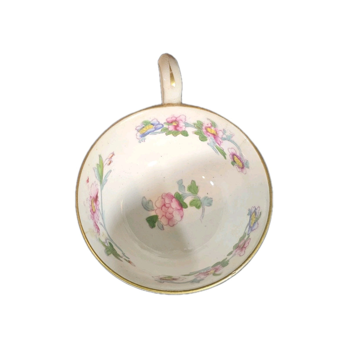 An Antique Early 19thC English Bone China Tea Cup Hand Painted